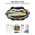 thumbnail image 4 of Tote Bag for Women - Sunflower Shoulder Bag - Large Utility Work Duffle Bag with Zipper Handbag for Travel, Work, Sprots, 4 of 5
