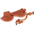 thumbnail image 3 of Cadena de Llavero para Coche Colgante con Escultura Tallada Yin Chino para Familiares 4 Hugo Llavero colgante afortunado de madera, 3 of 10
