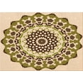 thumbnail image 1 of Ahgly Company Machine Washable Indoor Rectangle Transitional Khaki Gold Area Rugs, 2' x 5', 1 of 7