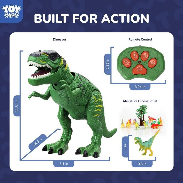 TOY Life T-Rex Dinosaur Toy for Kids 3-8+, Remote Control