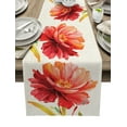 thumbnail image 2 of Beautiful Bright Floral Linen Table Runners Wedding Party Decoration Home Dining Table Runner Table TV Cabinet Accessories, 2 of 4