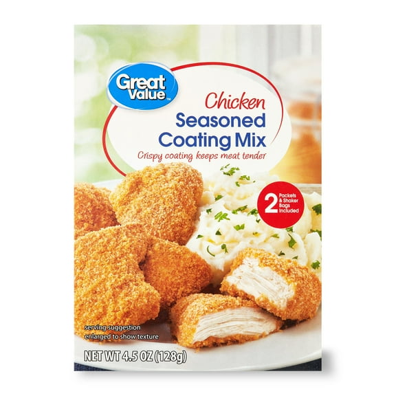 Great Value Chicken Seasoned Coating Mix, 4.5 oz