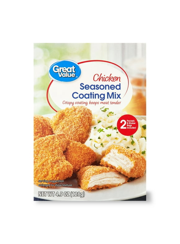 Great Value Chicken Seasoned Coating Mix, 4.5 oz