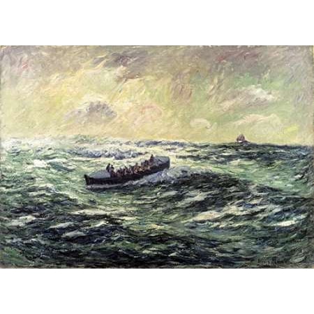 - Le Bateau de Sauvetage a Audierne Poster Print by Henry Moret