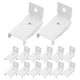 thumbnail image 2 of BRIGHTFUFU 20 soportes de pared para rieles flexibles de cortina: herrajes de montaje para rieles flexibles de cortinas - Varillas curvas para cortinas de techo, 2 of 7