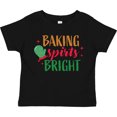 thumbnail image 3 of Inktastic Christmas Baking Spirits Bright with Green Oven Mit Boys or Girls Toddler T-Shirt, 3 of 5