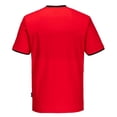 thumbnail image 2 of Portwest - Camiseta de Algodón Activo para Hombre (Rojo, Negro), 2 of 2