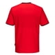 thumbnail image 2 of Portwest - Camiseta de Algodón Activo para Hombre (Rojo, Negro), 2 of 2