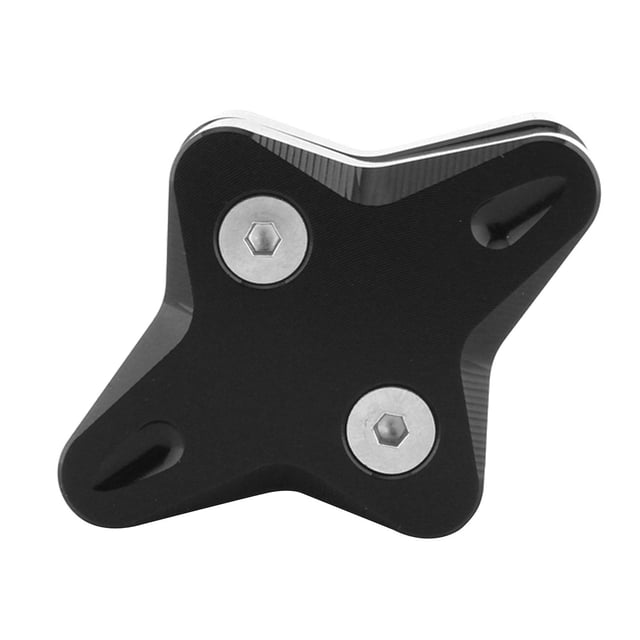 Almohadilla de extensión para pata de cabra de repuesto para pata de cabra lateral Almohadilla de ampliación para pata de cabra Negro
