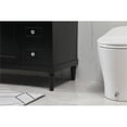 thumbnail image 5 of Elegant Decor Bennett 48" MDF Single Bathroom Vanity with Backsplash in Black, 5 of 8