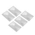 thumbnail image 2 of 5pcs 3x Aumento de la lente Fresnel Forma de la tarjeta de crédito Billetera Lentes de lupa de lupa transparente Cemento de plástico para leer el libro de periódicos, 2 of 2