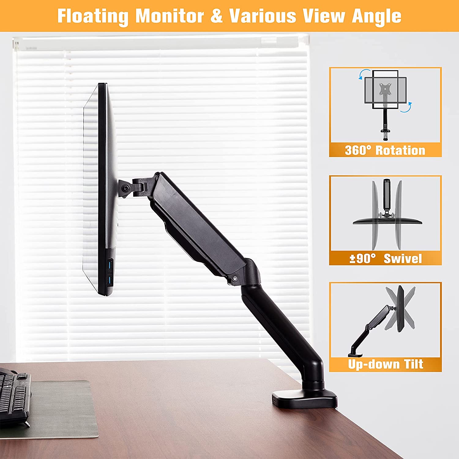 Monitor Stand, TEMPSPACE Single Monitor 