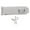 Silver, variant on MasteelfCA 1 Set Door Locks Hasp Latch Stainless Steel Clasp Hasp Safety Gate Lock Hasp with Screws