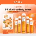 thumbnail image 2 of COSRX 5 PDRN B5 Vital Soothing Toner - Tónico coreano para rejuvenecer y calmar la piel con ADN de salmón, centella, Lactobacillus PDRN y pantenol, cuidado de la piel coreano, regalo para calcetines n, 2 of 9