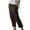 Brown, variant on Jacenvly Pants for Women Straight-Leg Pants Long High Waisted Pocket Plain Trouser Pants for Women Casual Solid Cotton Linen Pants Trousers Loose Wide Leg Pants