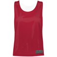 thumbnail image 1 of ASI 9719.408.S Ladies Mesh Reversible Pinnie Top, Scarlet & White - Small, 1 of 1