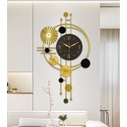 Wall Clock,30 Large Wall Clock, Modern Clocks for Living Room, Geometric Design - Silent Wall Clock, Battery Operated, for Living Room,Bedroom,Kitchen,Study or Entryway Decor