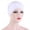 White, variant on Daolelai Elastic Fabric Forehead Three Cross Hat Turban Hat Bottoming Hat