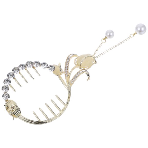 CTIRCHIU Decorative Multicolor Ponytail Clip with Alloy Material for Thick and Thin Hair