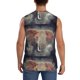thumbnail image 4 of Fotbe Elephant in Smoke Men's Camiseta sin Mangas Estampada para Hombres, Playera Casual para Gimnasio, Entrenamiento, Playa-Medium, 4 of 7