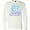 AA-White, variant on Inktastic Winter Let It Snow Lettering in Blue with Snowflakes Long Sleeve T-Shirt
