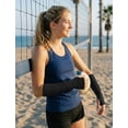 thumbnail image 5 of Manguitos acolchados para voleibol L LK SPORTS con orificio para el pulgar, negros, 5 of 5