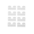 thumbnail image 1 of 8pcs Replaceable Ceramic 18 Teeth Pet Ceramic Clipper Cutting Blade For A5 Series, 1 of 5