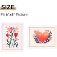 thumbnail image 2 of WWS-6x8 Cadre Photo Blanc, Cadre Photo Mince 6 par 8 pour Affichage Mural Ou de Table, Simple, 2 of 4