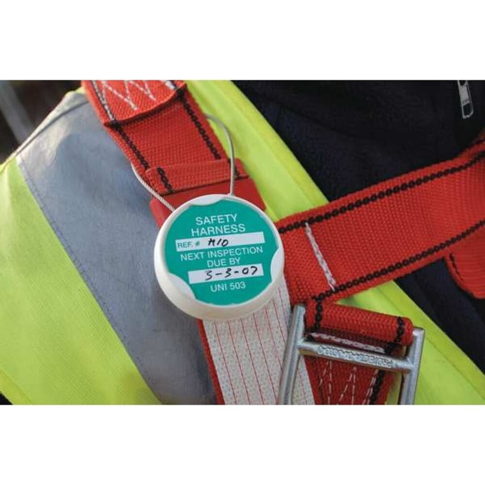 Brady Tag, Do Not Use, Plastic, Red on White, Circle, 20 PK UNI-UNH 12 P