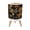 Color 2, variant on Small Trash Can with Lid Illuminated Stained Glass Sunset Sea Scene 1.8 Gallon Dog Proof Trash Can Round Garbage Can Waste Bin Wastebasket for Bathroom Bedroom Living Room