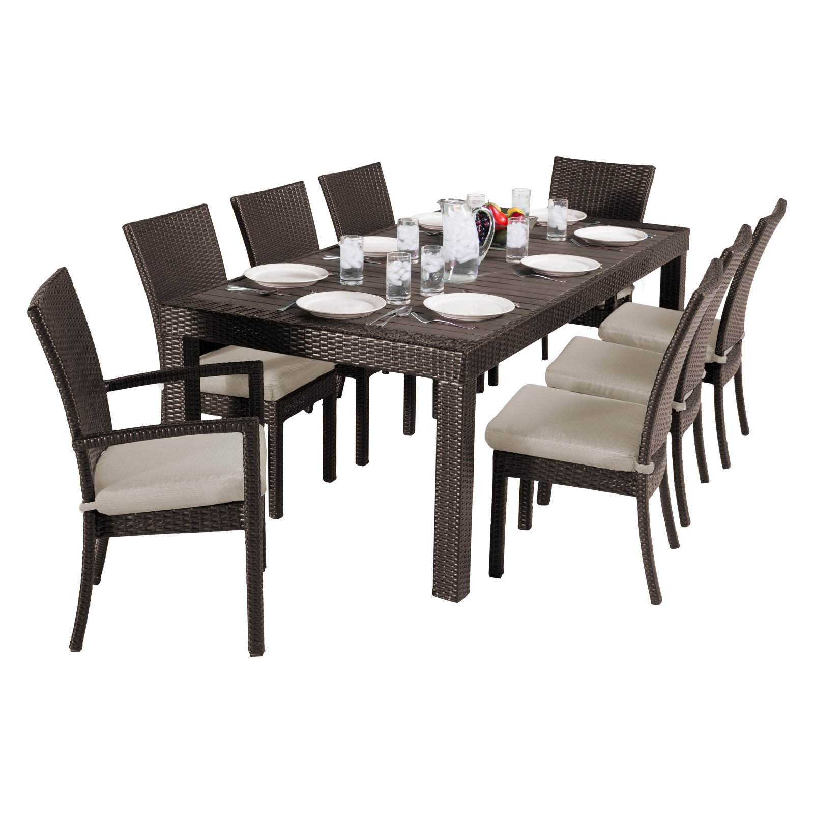 Rst Brands Deco 9 Piece Patio Dining Set Walmart Com Walmart Com