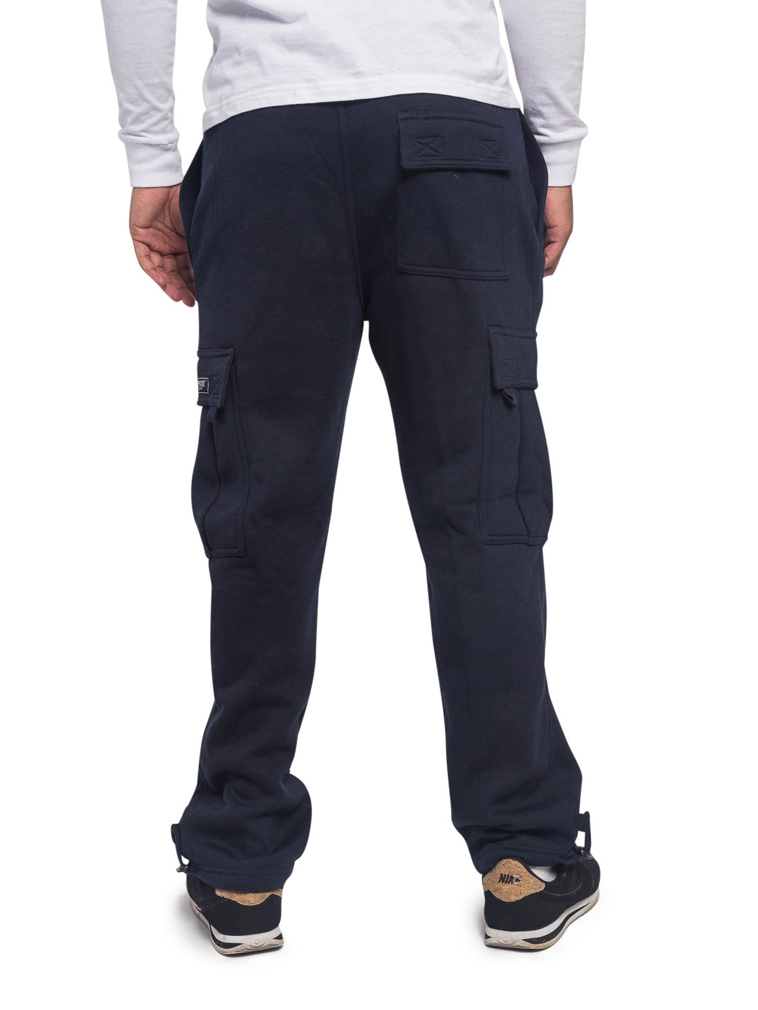 Victorious Men's BIG TALL Heavyweight Fleece Cargo Sweatpants - Relaxed  Fit, Lounge Wear - Charcoal, 3X-Large - Walmart.com