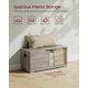 thumbnail image 4 of Baúl de almacenamiento VASAGLE Farmhouse Style Heather Greige, 4 of 9