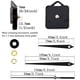 thumbnail image 4 of Injueey Kit de mecanismos de reloj, juego de manecillas de movimiento de cuarzo, maquinaria grande, reloj de barrido, eje largo, piezas de Decoración del hogar, 4 of 6