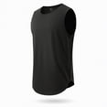 thumbnail image 6 of NOLDARES Men's Tank Tops Loose Fit Sleeveless Workout Muscle Shirt Athletic Bodybuilding Gym Tee Shirts Summer Vacation(Black,XL), 6 of 8