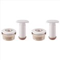thumbnail image 1 of 2X Vacuum Containers for Food Storage with Manual Pump, Portable Pantry Universal Vacuum Sealer 630ML,2 x seal pot 2 x hand pump, 1 of 5