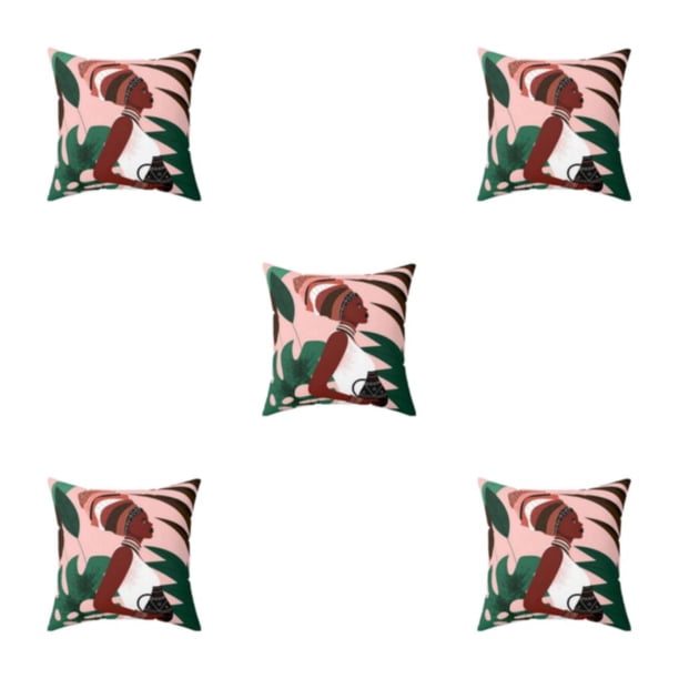 Bewildely Funda de almohada y duradera, además de decoración del hogar, funda de almohadas de poliéster, W0134-9 Type2 NO2