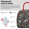 thumbnail image 3 of Lunch Bag Lunch Box for Women Reusable Insulated Lunch Cooler Bags,Large Capacity for Work Travel Picnic,Water-Resistant Halloween Lunch Tote Bag Gifts for Woman Mom Red, 3 of 6