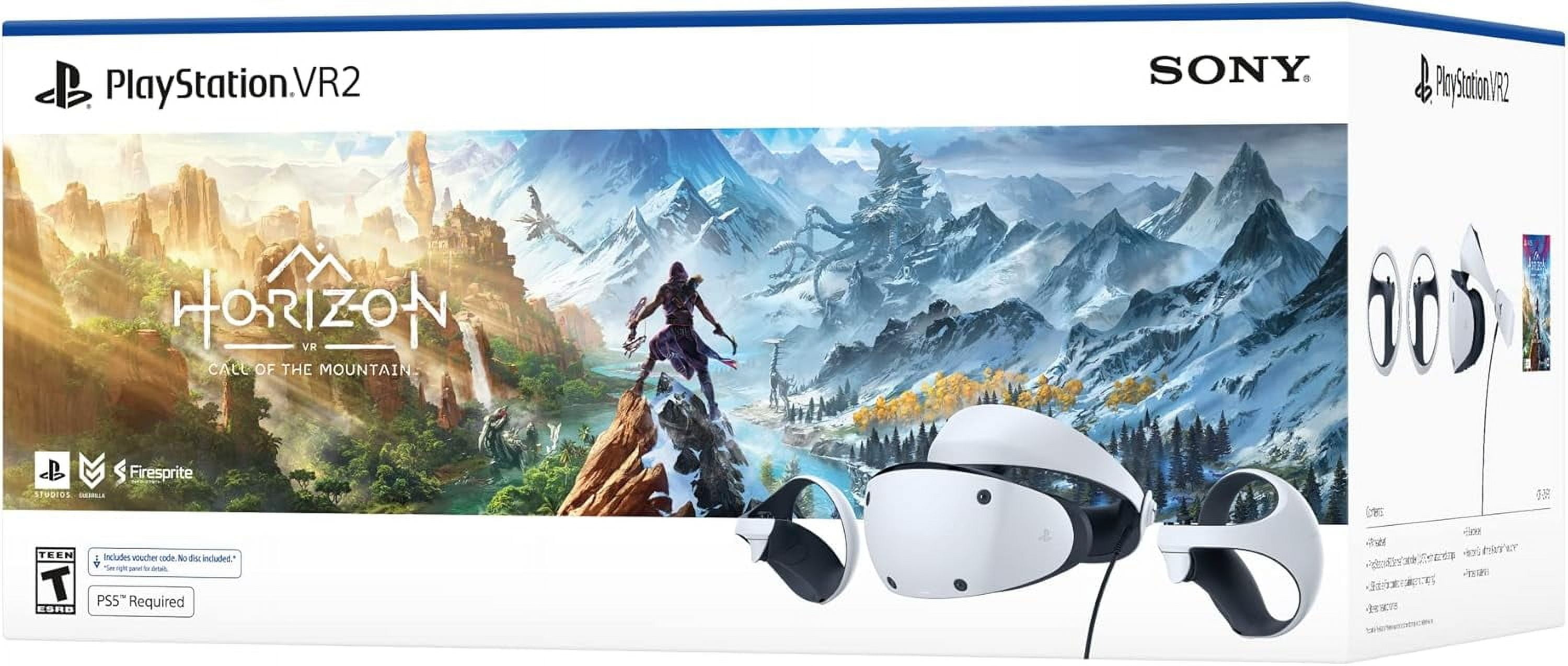 Sony CFI-ZVR1WX 2023 PlayStation Virtual Reality VR2 bundle