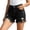 Black, variant on Yifymode Jean Shorts Womens Summer Mid Rise Stretchy Ripped Denim Shorts Casual Mid Thigh Cut Off Jorts with Pockets,Light Blue S