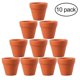 thumbnail image 1 of OUNONA 10Pcs 4.5x4cm Small Mini Terracotta Pot Clay Ceramic Pottery Planter Cactus Flower Pots Succulent Nursery Pots Great for Plants Crafts Wedding, 1 of 3
