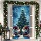 thumbnail image 2 of Decoraciones de Navidad Decoración de Puerta de Navidad de 6.66x2.99 Pies con Entrega de Regalo de Papá Noel, Fondo de la Atmósfera Festiva de la Fiesta Decoraciones de Navidad de Interior, 2 of 6