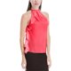 thumbnail image 1 of Max Studio London Blusa de punto con volantes para mujer, rojo, XL Max Studio London Tejer, 1 of 1