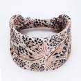 thumbnail image 5 of Lumistal Headbands for Women African Wide Hair Wrap Leopard Pattern Turban Head Bands for Ladies Sport Workout Headband Stretch Non-slip Big Hair Bands Khaki One Size, 5 of 5