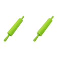 thumbnail image 1 of Silicone Rolling Pin for Effortless Dough Rolling - Nonstick Easy-Clean Baking Tool with Wooden Handle for Cookies and Pizza*2 Pack, 1 of 4