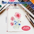 thumbnail image 7 of 100 Sheets Watercolor Paper 4 x 6inch, 160 GSM Deckled Edge Paper Rough/Textured Handmade Paper Cotton Paper for Watercolors, Wedding Invitations, Cards, Crafts, 7 of 7