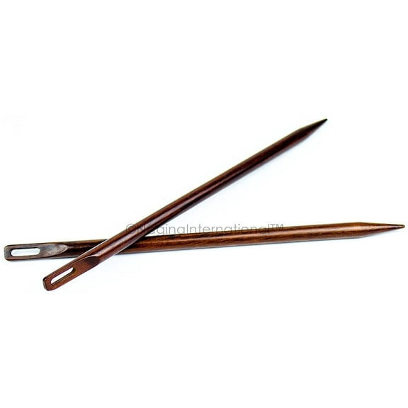 Rosewood Hand Crafted Fine Wooden Stitching Needles | Stitching & Yarn Weaving Supplies (5mm)