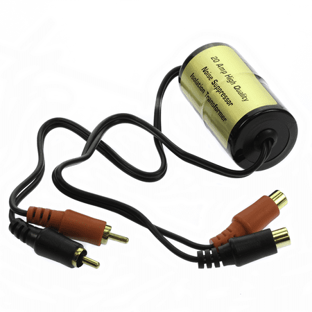 20 Amp Ground Loop Isolator Noise Suppressor Filter Killer RCA to RCA 20 AMP 23