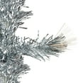 thumbnail image 2 of Northlight 3' Pre-Lit Silver Fiber Optic Artificial Christmas Tree, Warm White Lights, 2 of 5