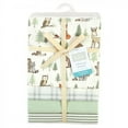 thumbnail image 2 of Hudson Baby Infant Boy Cotton Flannel Receiving Blankets, Forest Animals, One Size, 2 of 3
